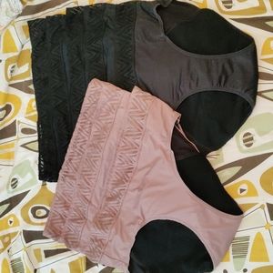 8 pairs of Thinx heavy hip hugger period underwear NEW, UNWORN 1x
